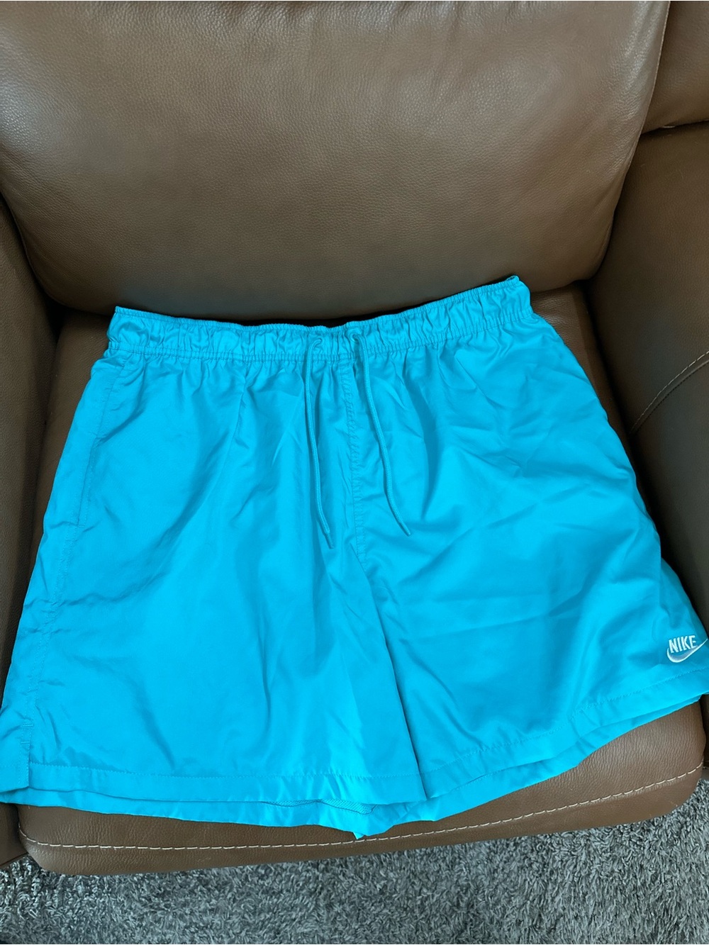 Nike Men's Bright Aqua Athletic Shorts